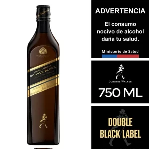 Whisky Johnnie Walker double black 750 cc