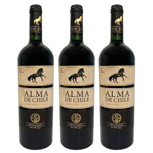 Pack 3 Alma de Chile Gran Reserva Cabernet Sauvignon - 750cc