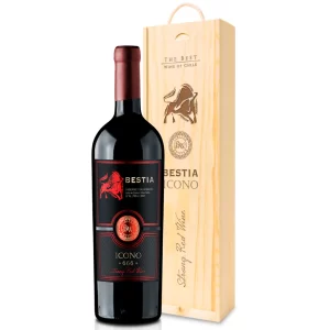 Bestia Icono Strong Red Wine Estuche Madera 750 cc