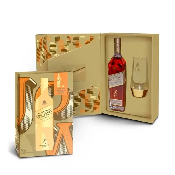 Johnnie Walker Gold 750 ml + Vaso de regalo - Imagen 3