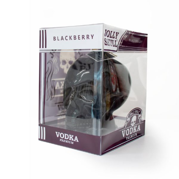Vodka calavera Jolly Skull Blackberry 20° - 1 LITRO - Imagen 2