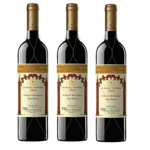 Pack 3 Miguel Torres Gran Reserva Cabernet Sauvignon 750cc