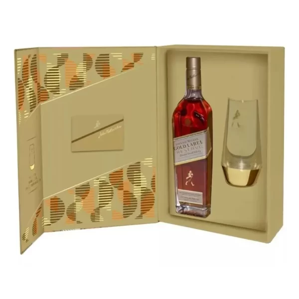 Johnnie Walker Gold 750 ml + Vaso de regalo - Imagen 2