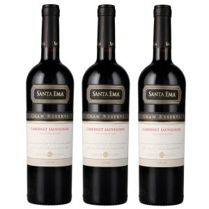 Pack 3 Santa Ema Gran Reserva Cabernet Sauvignon 750cc
