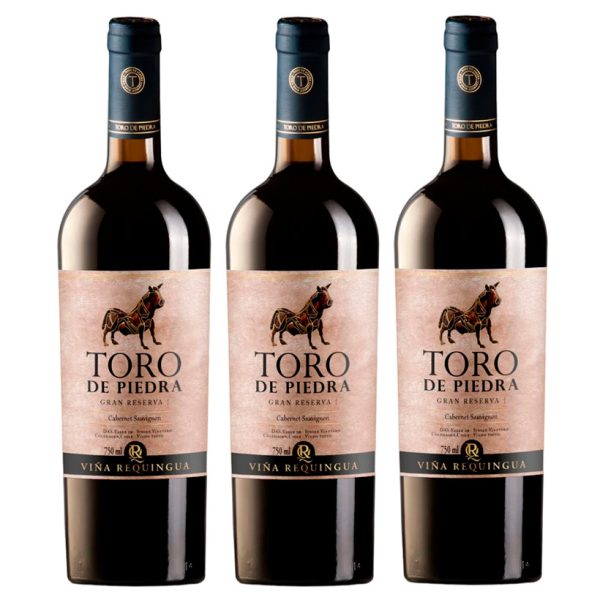 Pack 3 Toro de Piedra Gran Reserva Cabernet Sauvignon 750cc